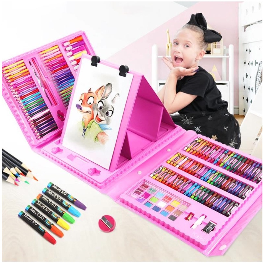 

CRAYON SET ISI 208 PCS / CRAYON MEWARNAI / CRAYON ANAK