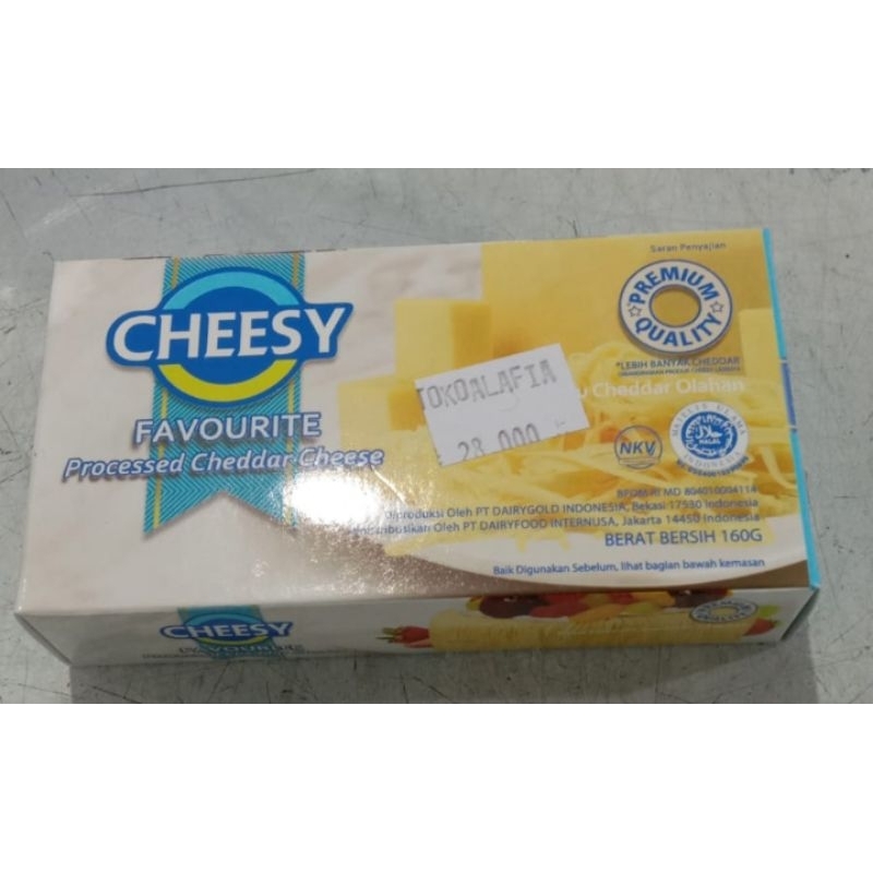 

Keju Cheesy Favourite Processed Cheddar Cheese 160gram