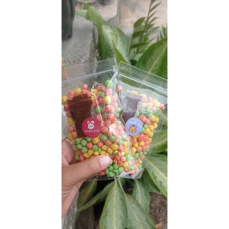 

Rice crispy / Nyam-nyam coklat paket usaha isi 10