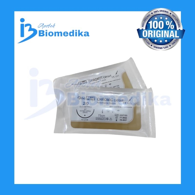 CAT GUT CROMIC 2/0 + NEEDLE