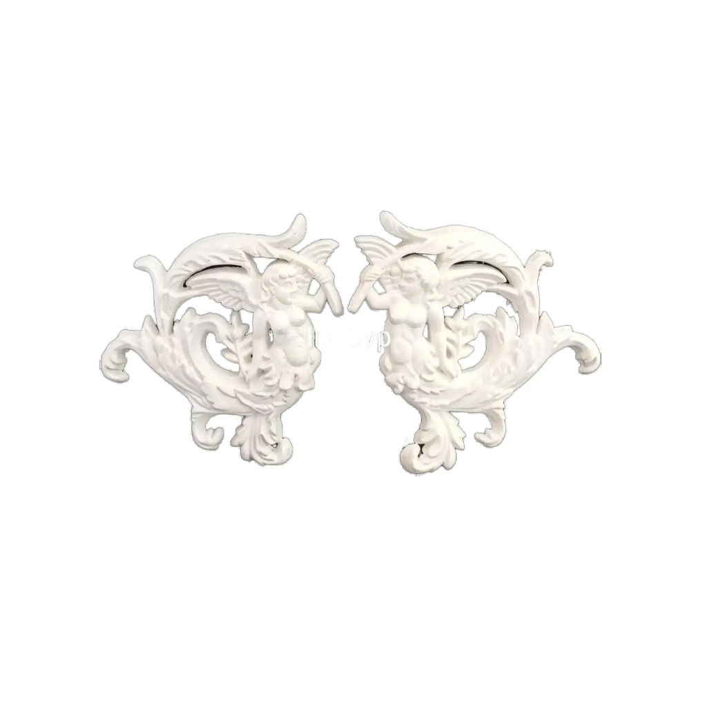 1 sett Ornamen dinding motif angel O57/Ornamen gypsum