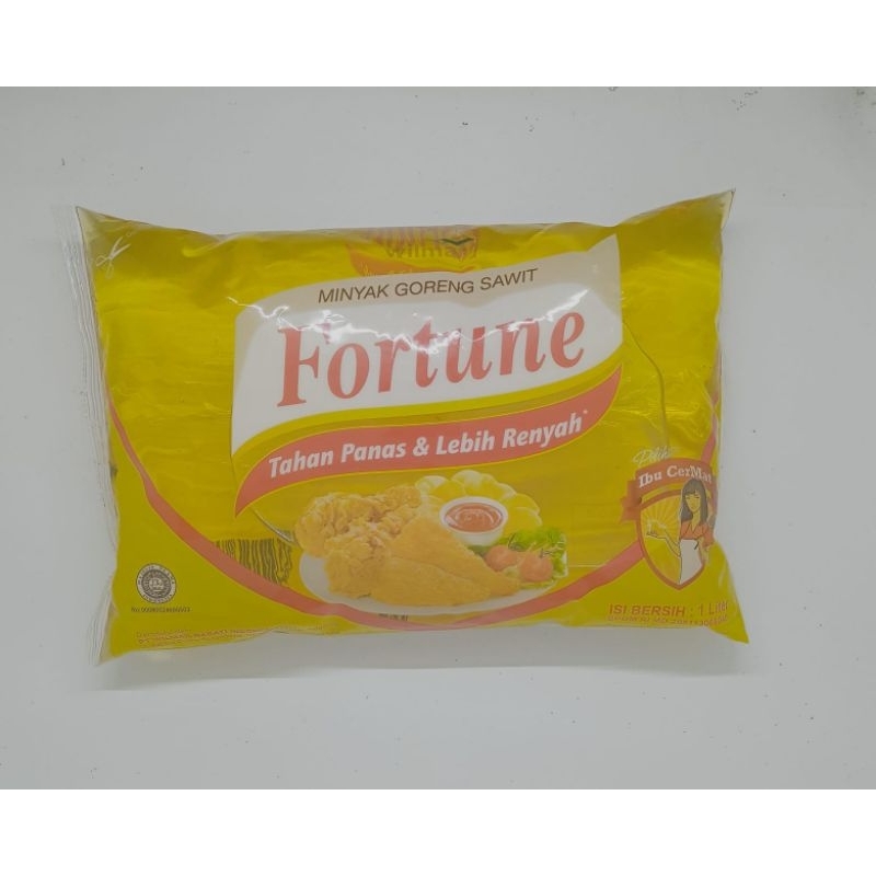 

Minyak goreng Fortune bantal 1L