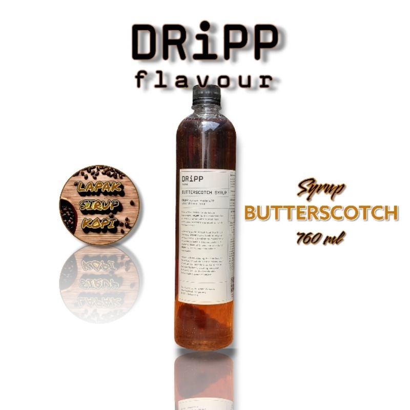 

Dripp - Butterscotch syrup 760 ml - sirup minuman rasa butterscotch