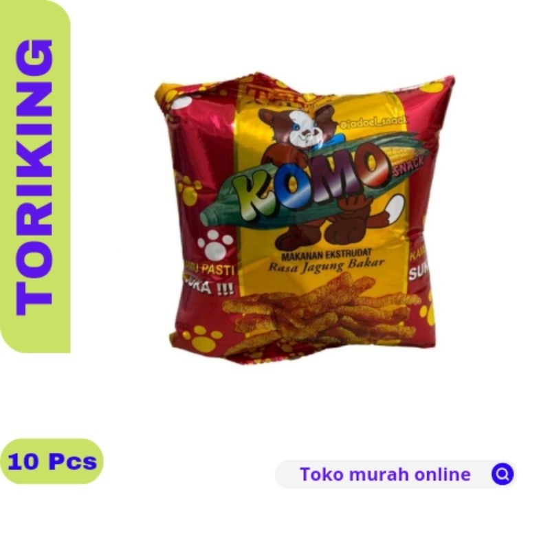 

SNACK JADUL KOMO RASA JAGUNG BAKAR (1 Pak isi 10pcs)