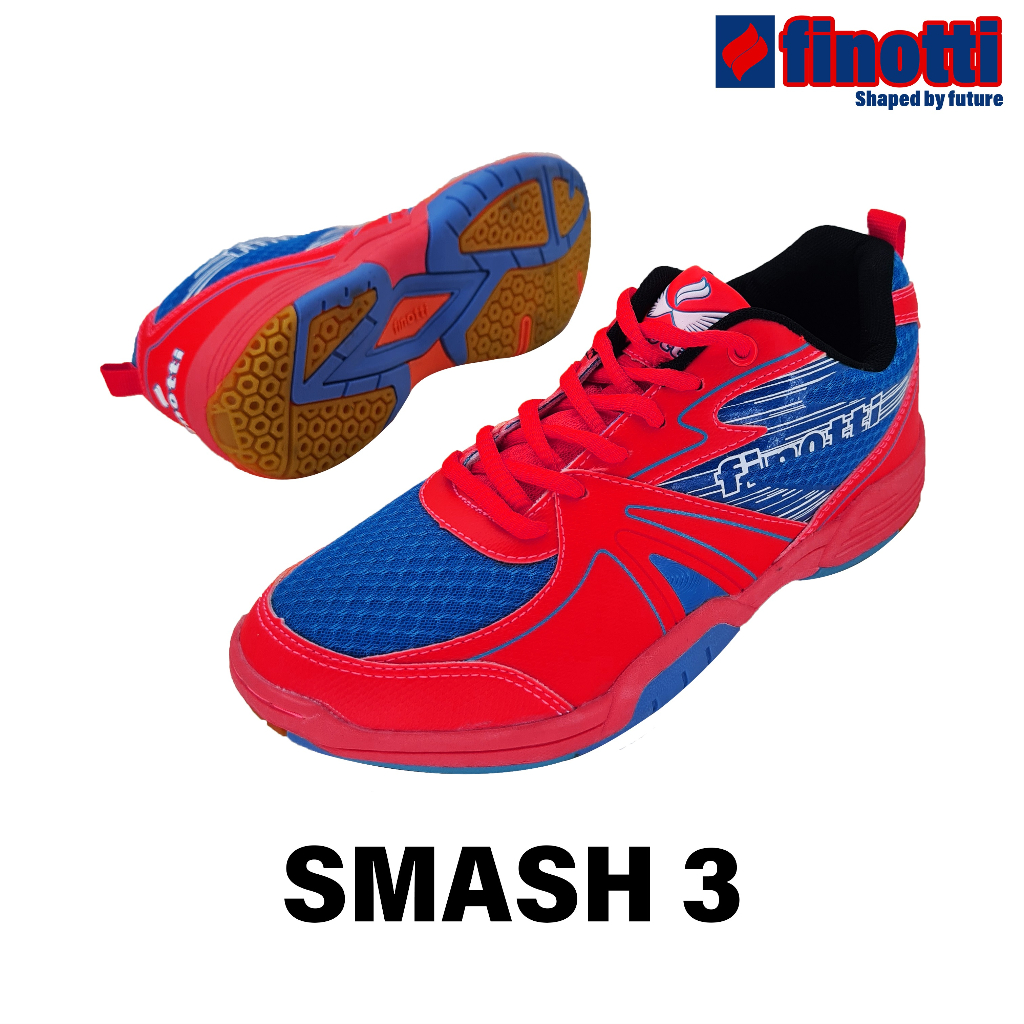 Sepatu badminton / bulu tangkis Finotti SMASH 3 - Crimson
