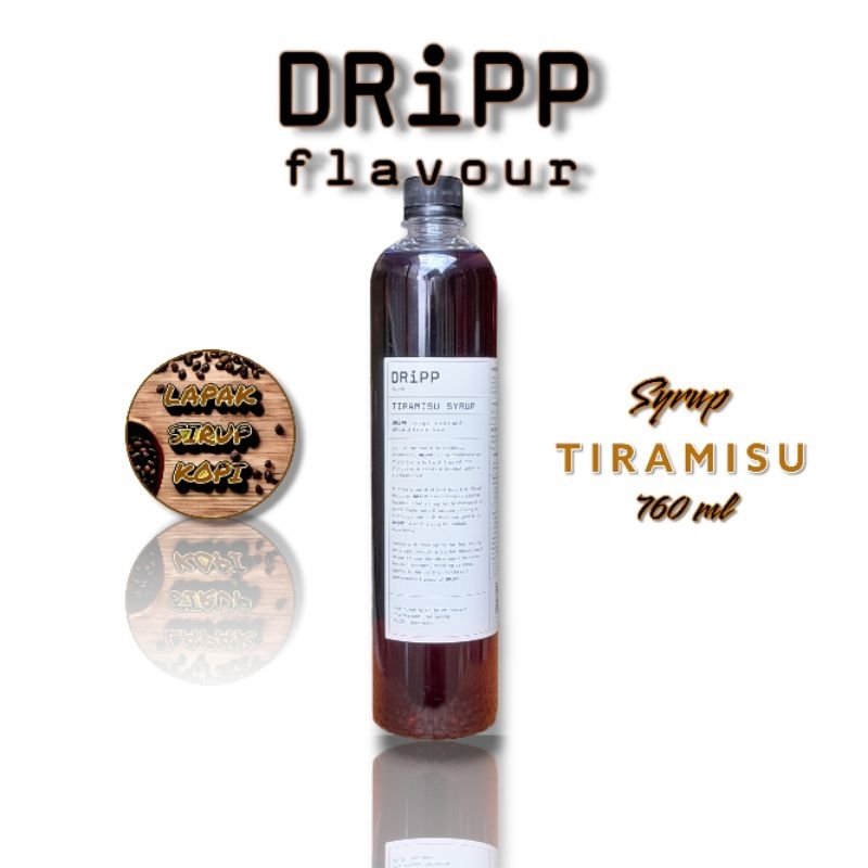 

Dripp - Tiramisu syrup 760ml - sirup minuman rasa tiramisu