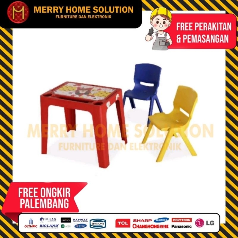 set meja anak kursi anak 1 meja anak 1 kursi anak olymplast