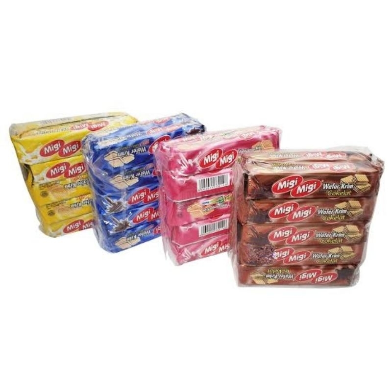 

Migi Migi Wafer Krim Isi 10 Pcs