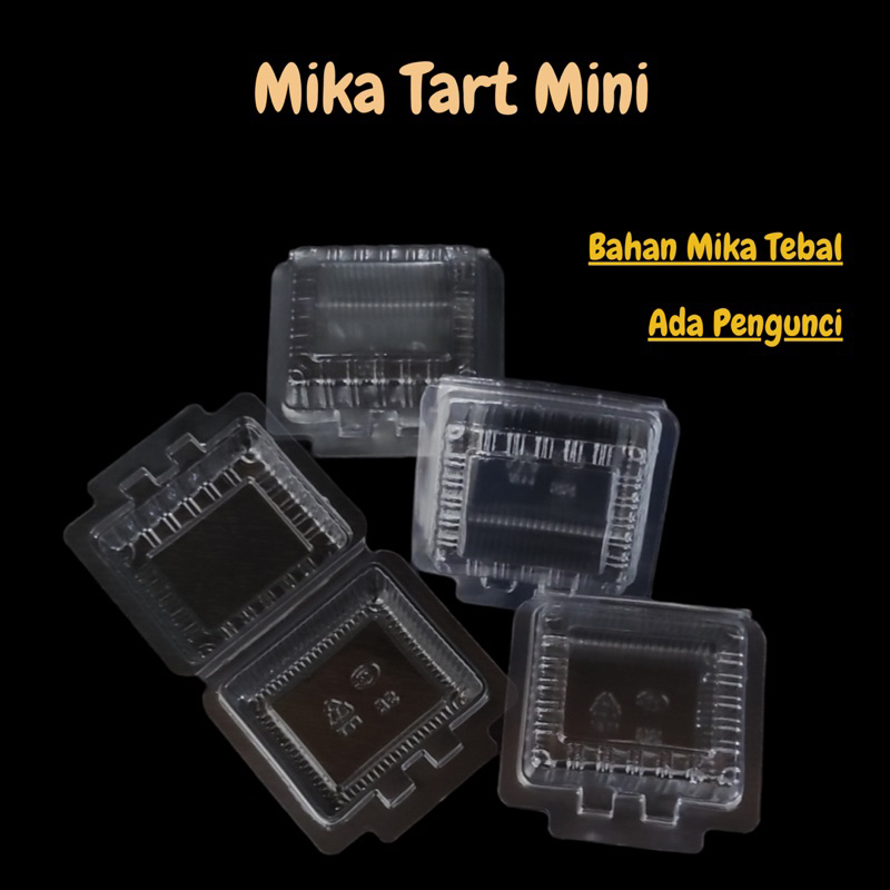 Mika Tart Tray Sushi CH12 Mika Kue Kecil (25pcs)