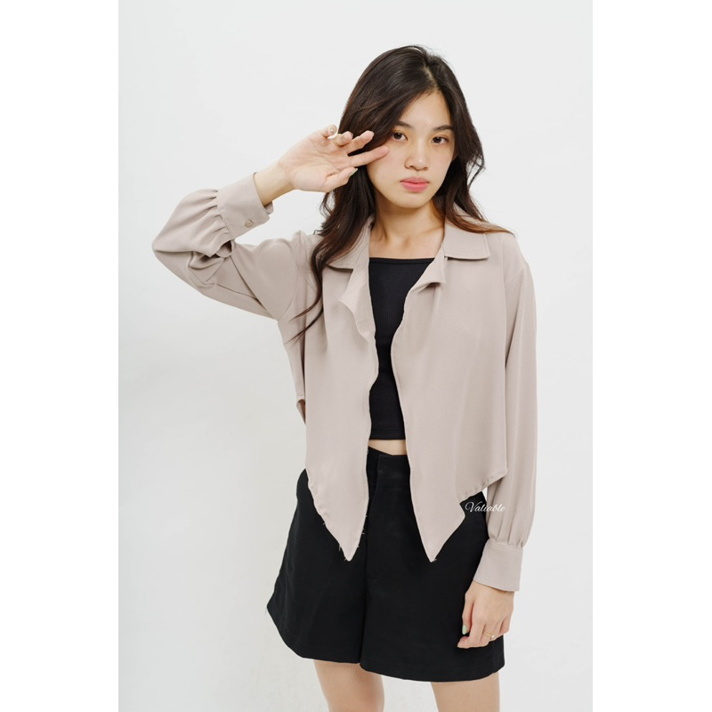 Mika Asymmetric Blazer Valiable