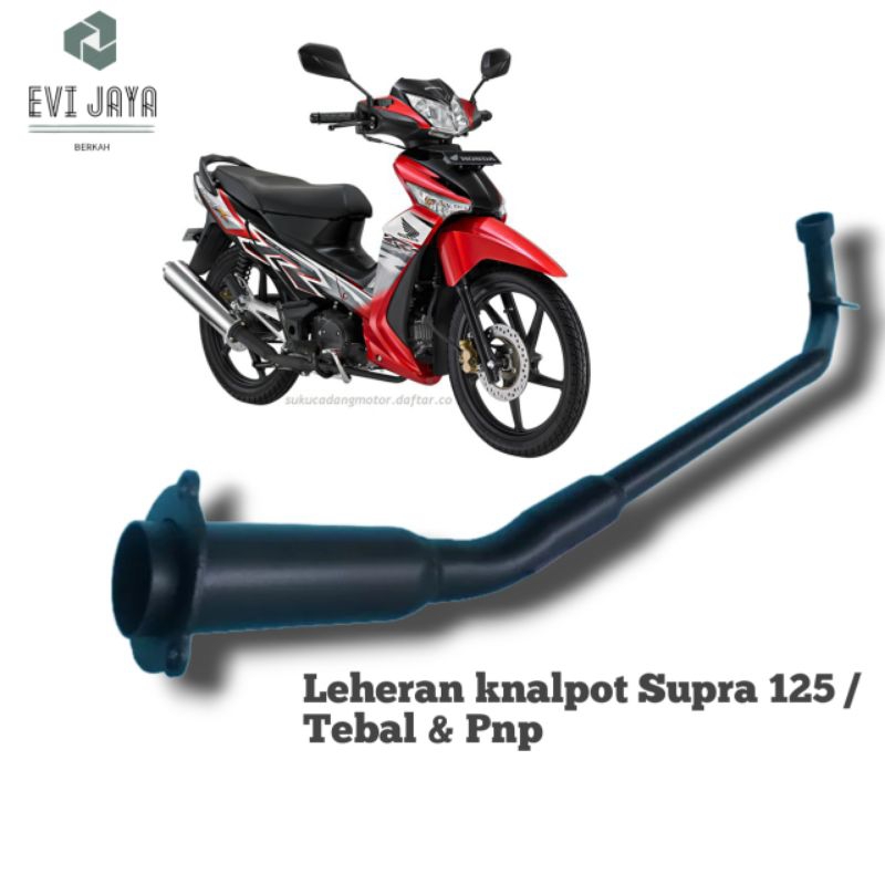 LEHER KNALPOT SUPRA X125 /SAMBUNGAN LEHER KNALPOT SUPRA X125 STANDAR BETMEN
