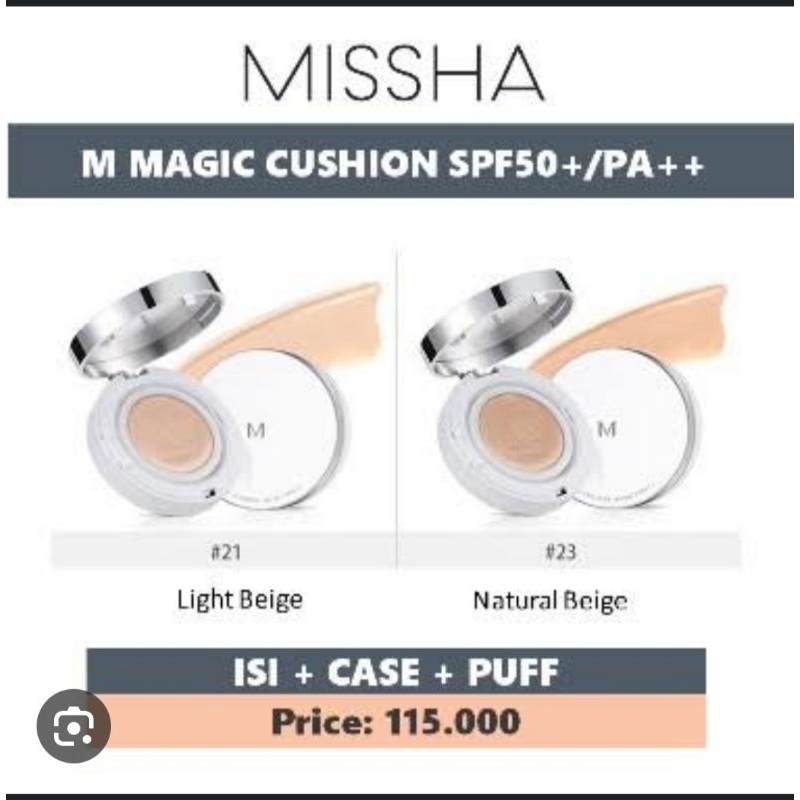 Misha M Cushion SPF 50+ PA+++