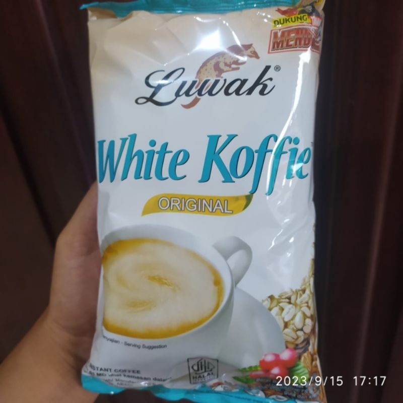 

White koffie pack isi 10