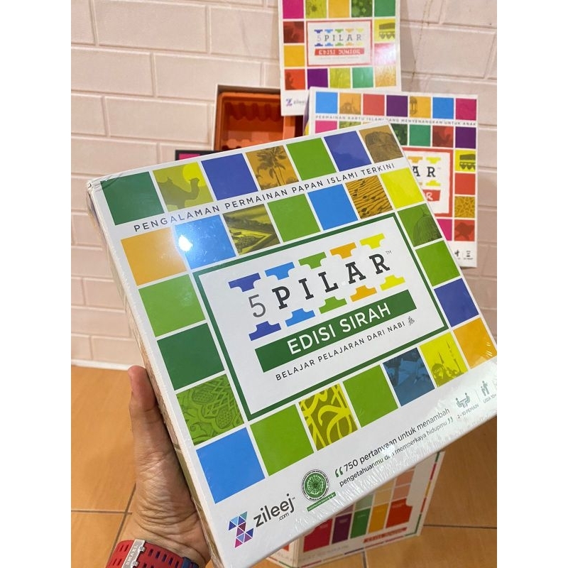 Board game 5 pilar sirah (belajar dari Nabi Muhammad Shalallahu 'Alaihi Wassalam