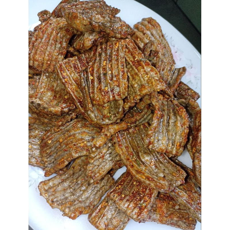 

KERUPUK JENGKOL BANTET PEDAS DAUN JERUK 500gr