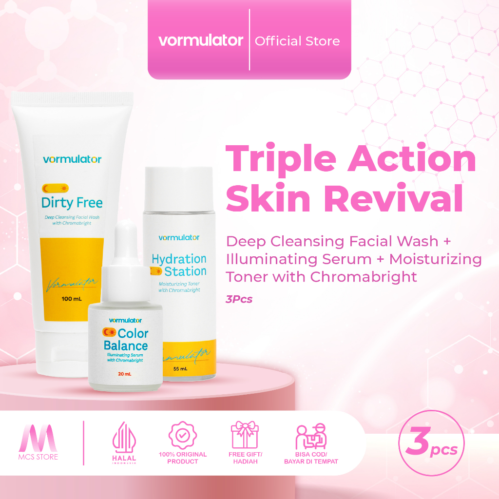 MCS Store - Facial Wash Toner Serum Bundling