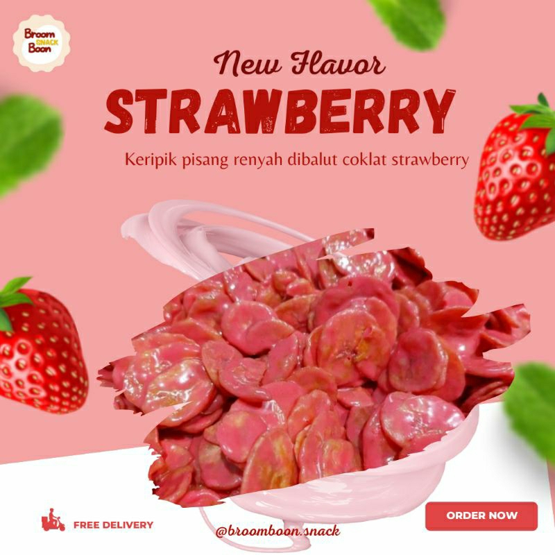 

KERIPIK PISANG LUMER STRAWBERRY