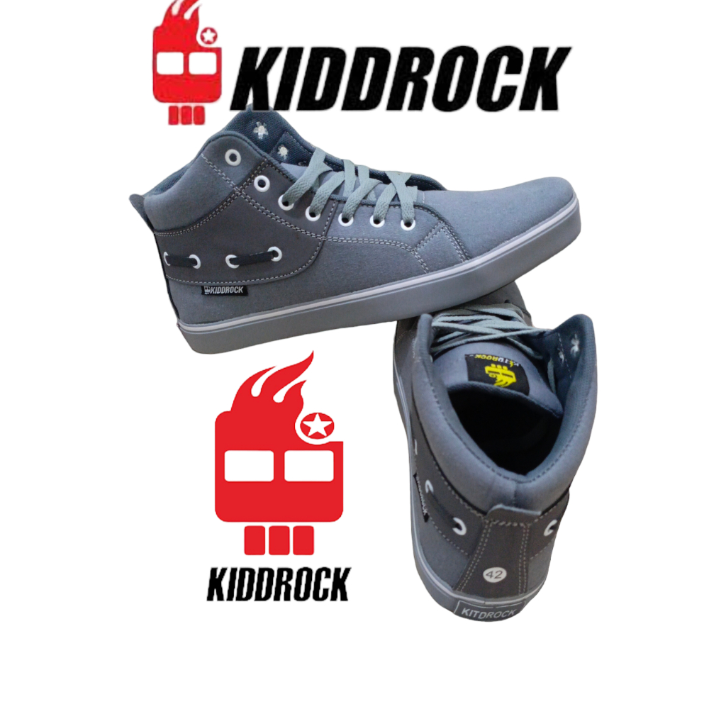 Sepatu Kiddrock Pria Dewasa Semi Boot New Fashion High Class