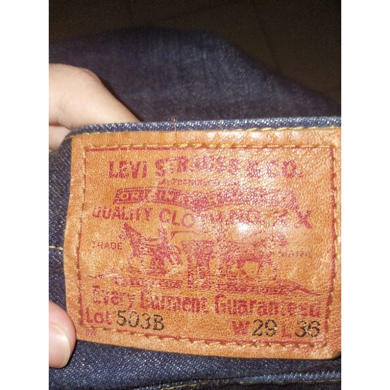 Levis 503B XX Selvedge Japan