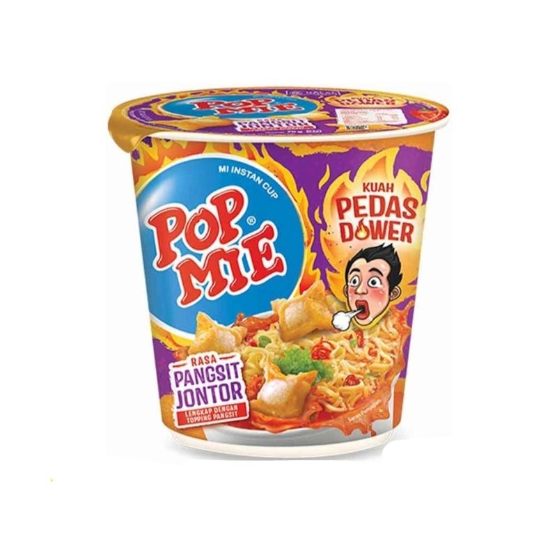 

Pop Mie Mi Instan Pedes Dower Pangsit Jontor 75g