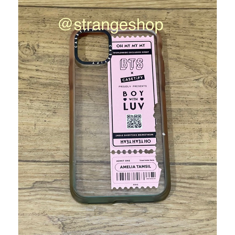 Preloved Case HP Iphone 12 BTS Casetify Original