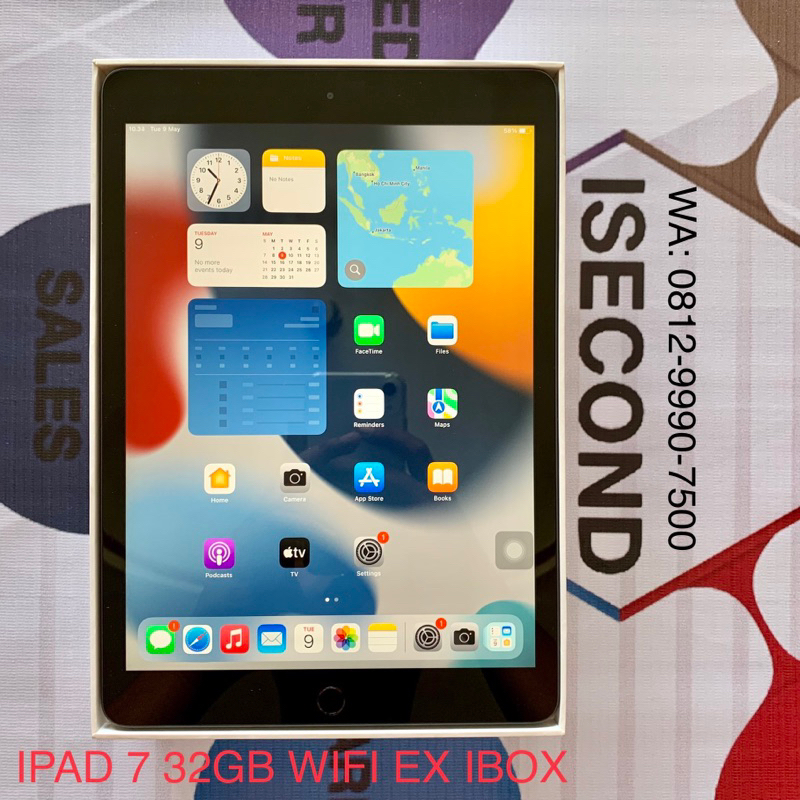 Ipad 7 32GB Wifi Only Second Fullset Istimewa