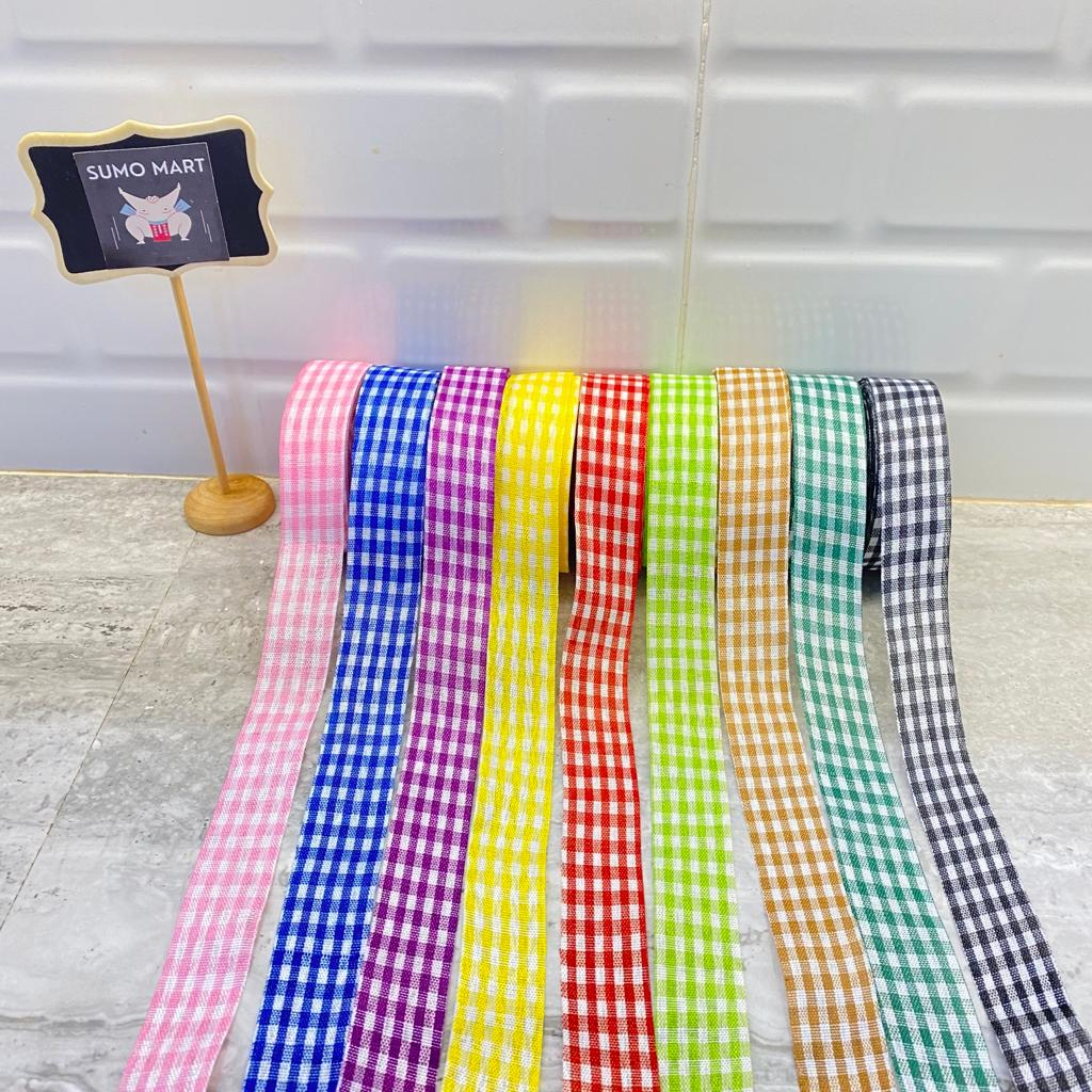 

2METER PITA KOTAK 1CM / PITA 2.5CM / PITA 1/2 INCHI / PITA 1INCHI / PITA KAIN / PITA HAMPER