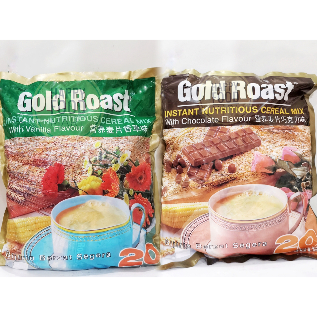 

[BPOM RI] GOLD ROAST INSTANT NUTRITIOUS CEREAL MIX WITH VANILLA CHOCOLATE FLAVOUR/SEREAL ENERGEN