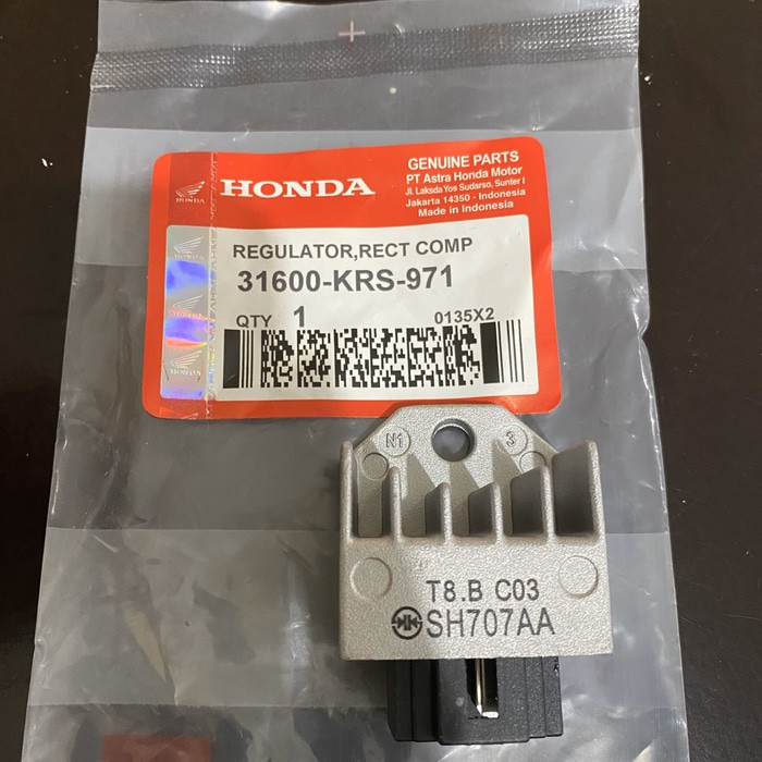 kiprok regulator kode part KRS honda supra / supra x/ supra fit lama / grand/ revo lama / legenda OR
