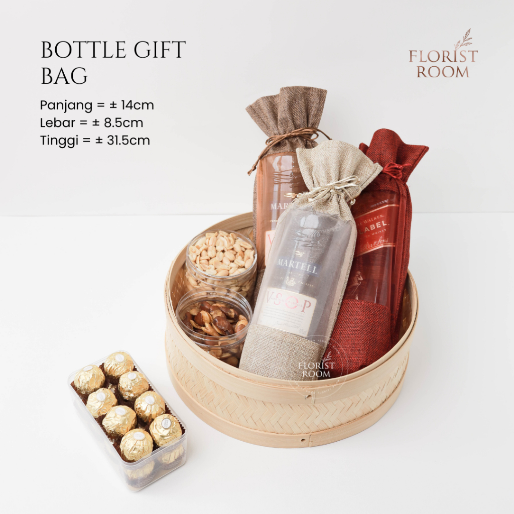 

1 pc Bottle Gift Bag - Tas W!ne - Tas Botol - Hampers