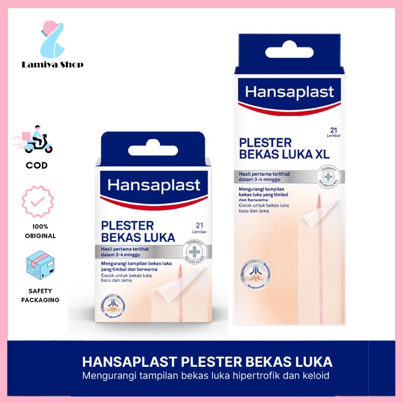 HANSAPLAST Plester Bekas Luka JUAL SATUAN / LEMBAR - Menghilangkan Bekas Luka & Keloid