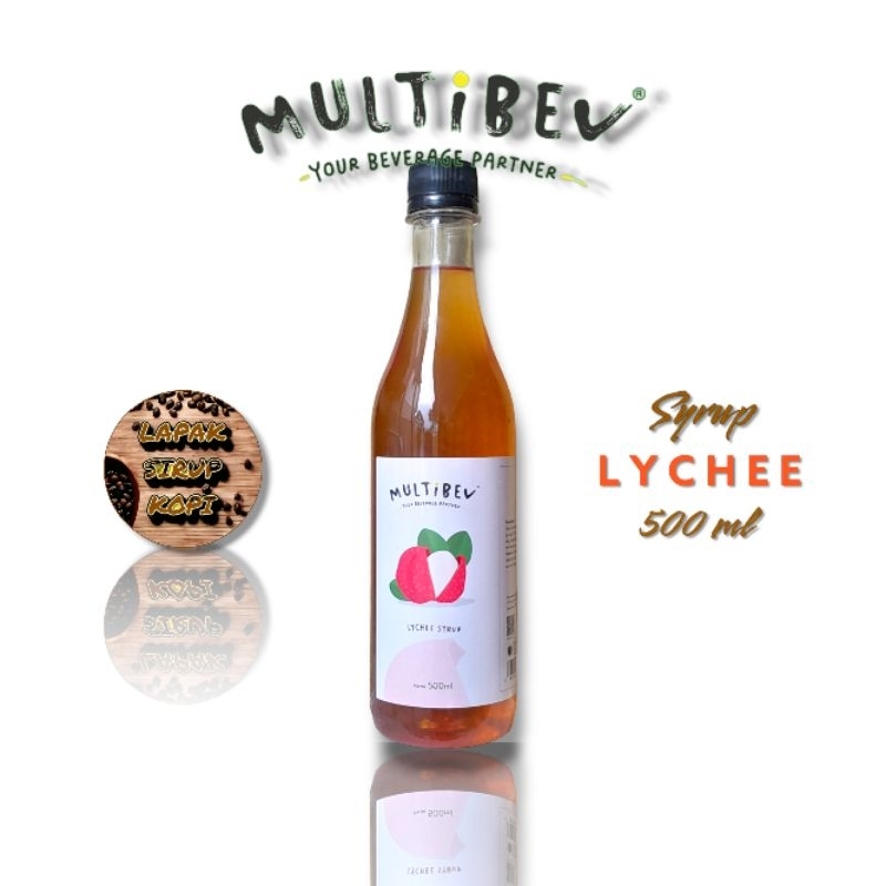 

MULTiBEV - Syrup lychee 500ml - sirup minuman rasa buah lychee
