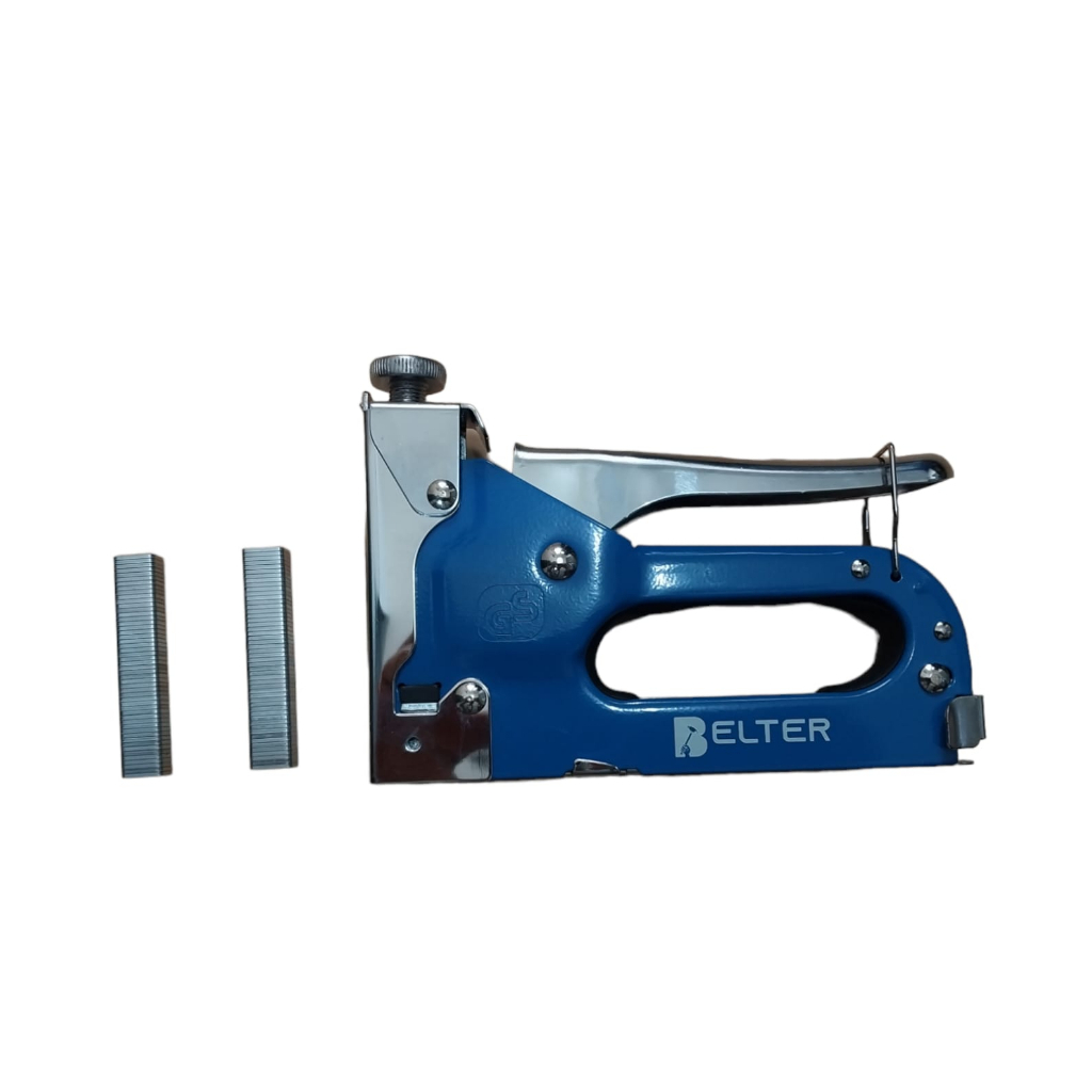 

Staples Tembak BELTER 4-14MM BESAR / Steples Tembak /Gun Tacker/Hecter/Hekter STAPLER KAYU JOK MOTOR