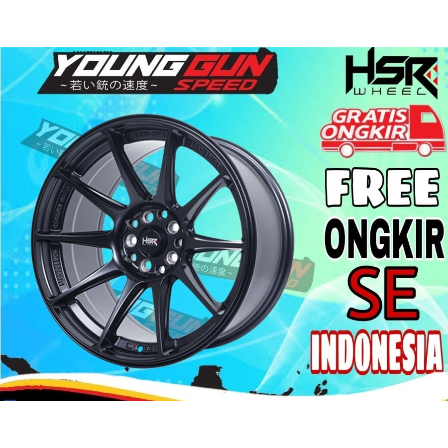 velg innova ring 17 hsr shinjuku lebar 75/9 velg mobil r17 civic xover