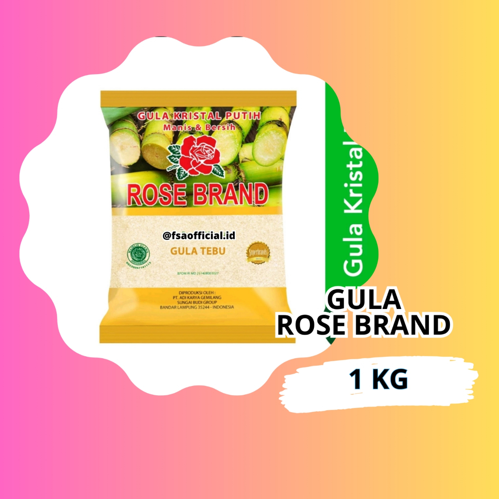 

GULA ROSE BRAND KUNING 1 KG