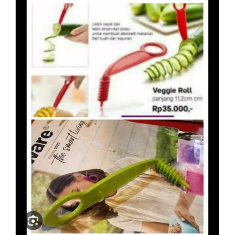 Veggie roll tupperware