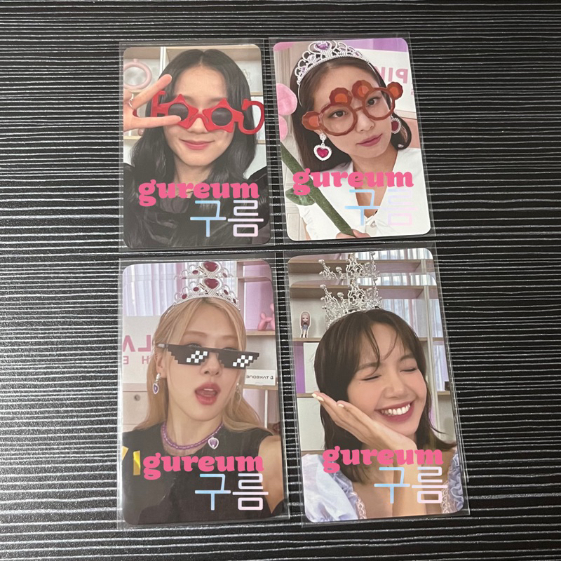 [READY] (POB ONLY) BLACKPINK THE GAME BPTG THE GIRL BENEFIT KTOWN4U POB PHOTOCARD JISOO JENNIE ROSE 