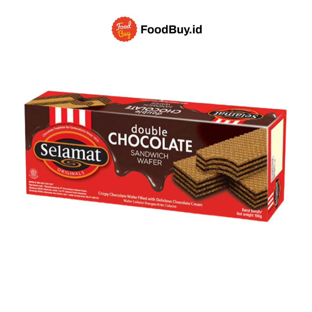 

Selamat Sandwich Wafer Double Chocolate 145 Gr