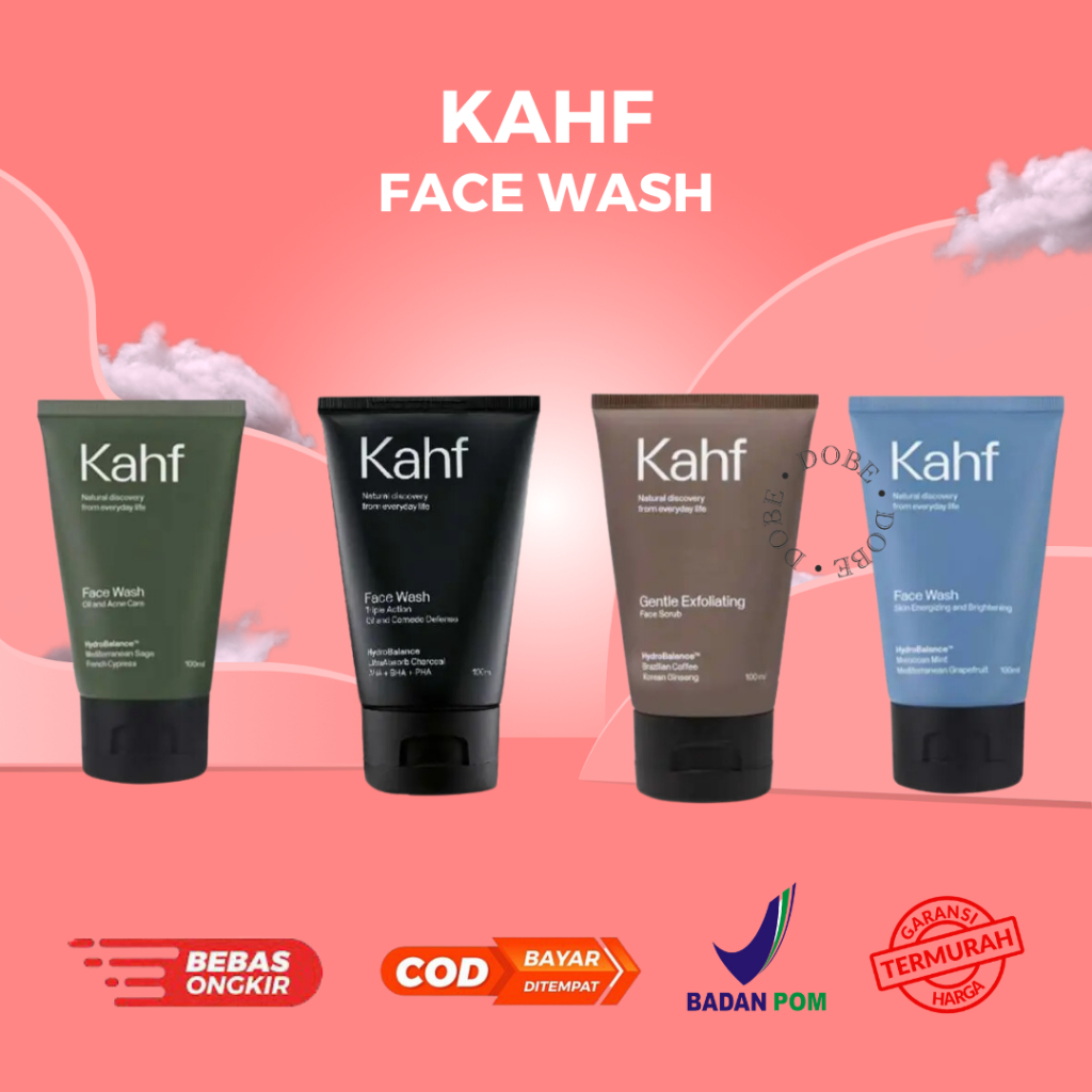 KAHF FACE WASH & FACE SCRUB