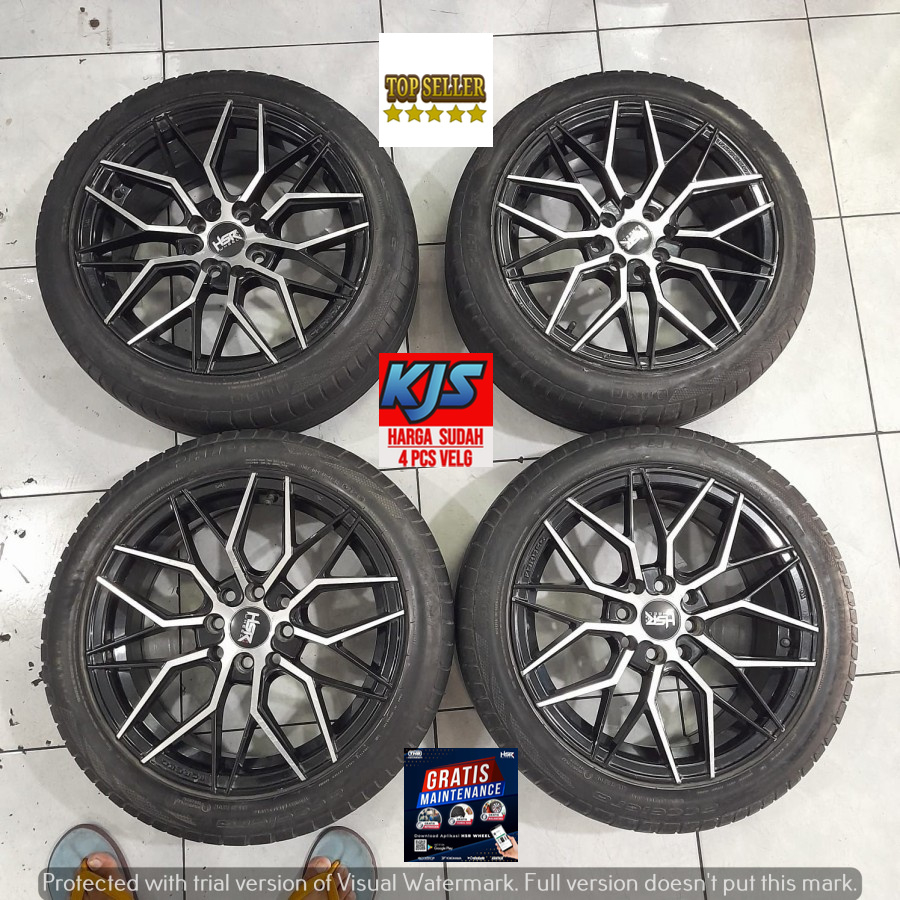 MENJUAL VELG RACING SECOND BERKUALITAS TERMURAH COCOK BUAT MOBIL HONDA BRIO JAZZ AGYA CALYA SIGRA VI