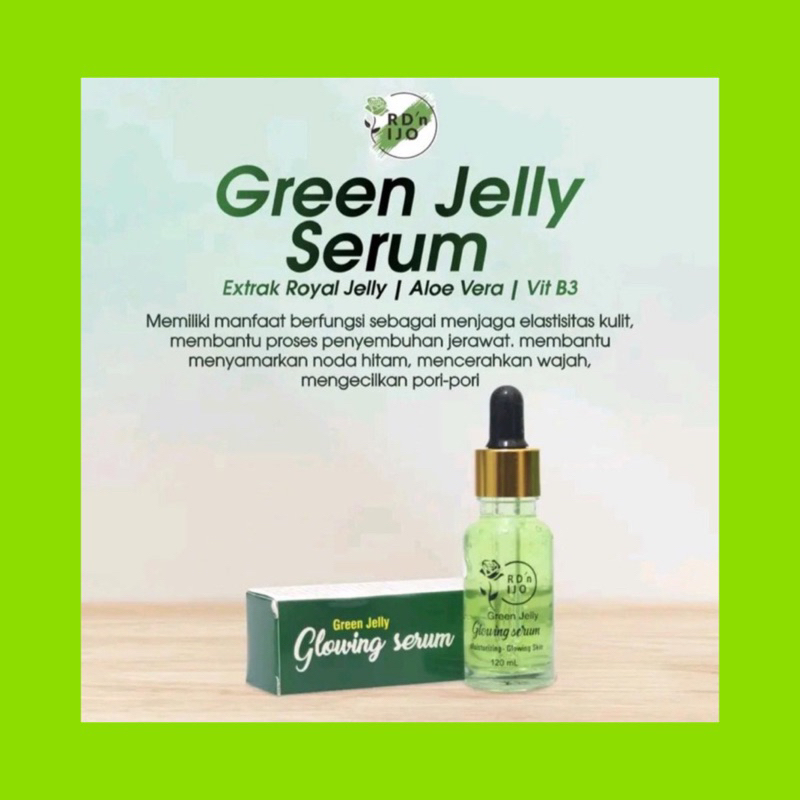 SERUM Rdn ijo green jelly serum glowing serum sultan RD'N IJO GREEN JELY SERUM GLOWING RDN IJO SERUM
