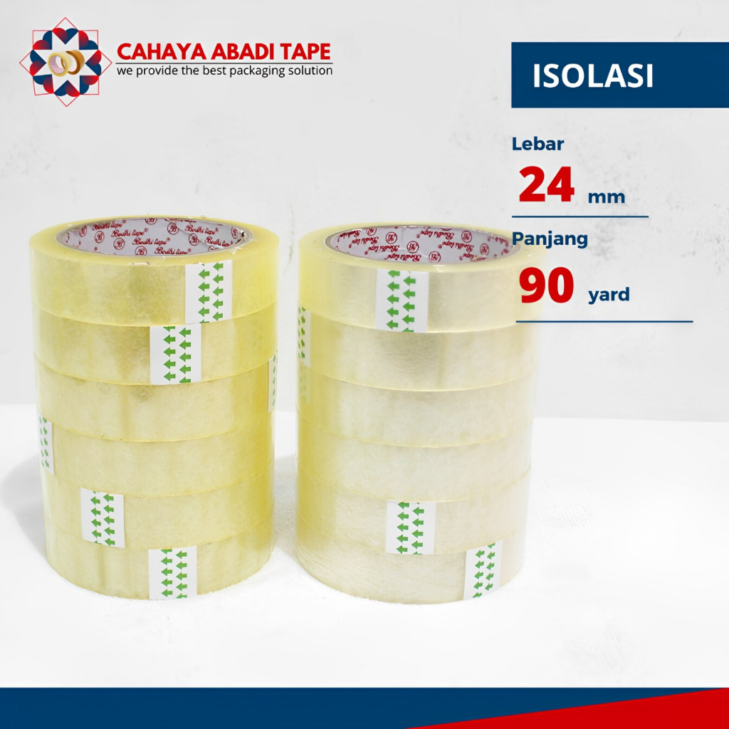 

ISOLASI BODHI 24MM X 90YARD PER SLOP