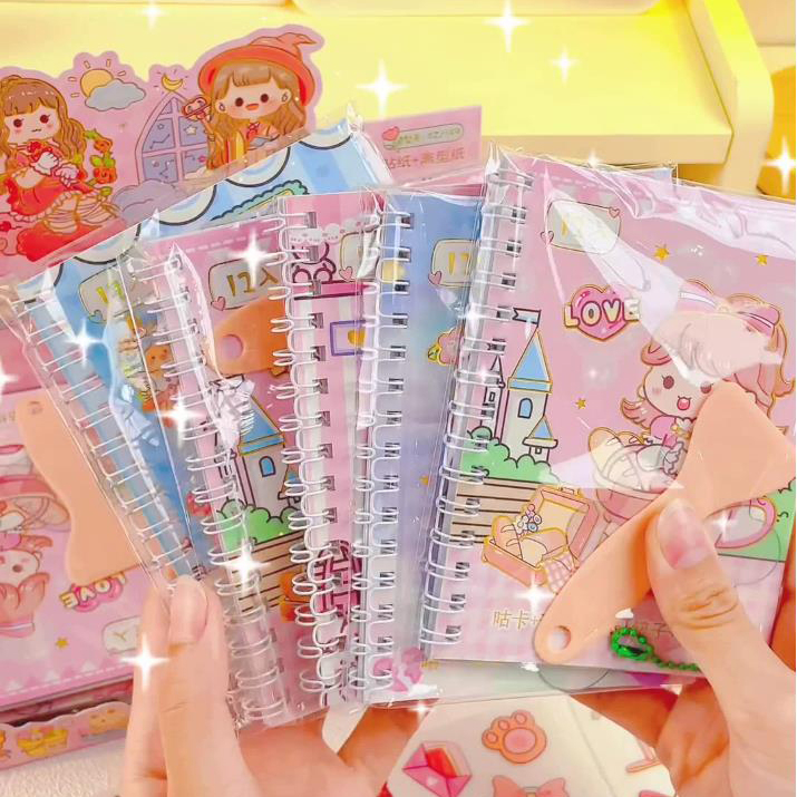 

Buku Tulis Stiker Memo Spiral Ring Stiker Diary Book Buku Tulis Anak Sekolah