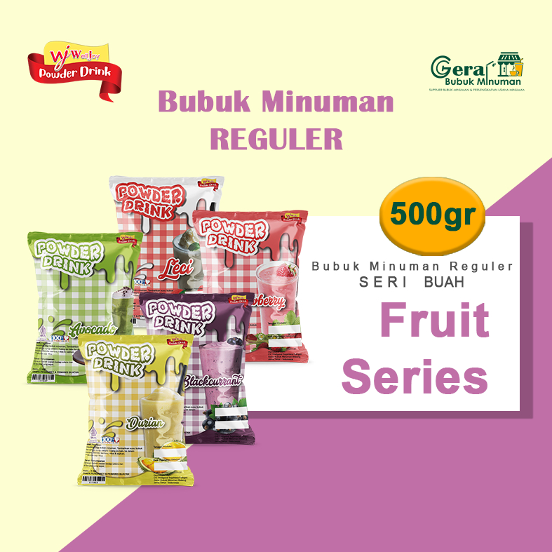 

500 Gr Bubuk Minuman Reguler FRUIT SERIES