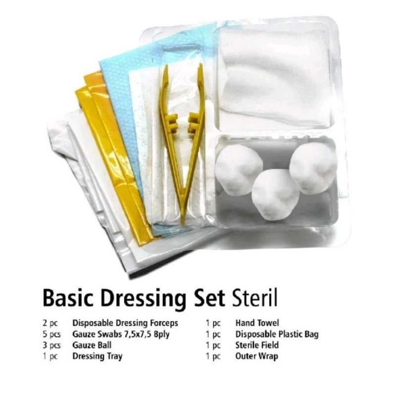Basic Dressing Pack| Set Perawatan Luka Steril