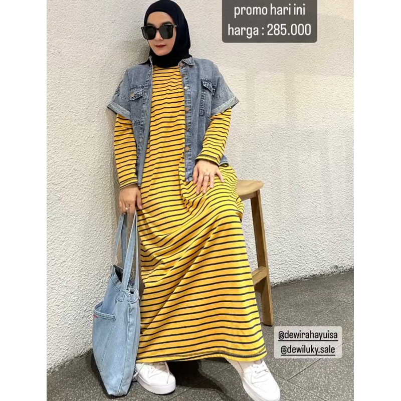 blaster dress mustard eazy style