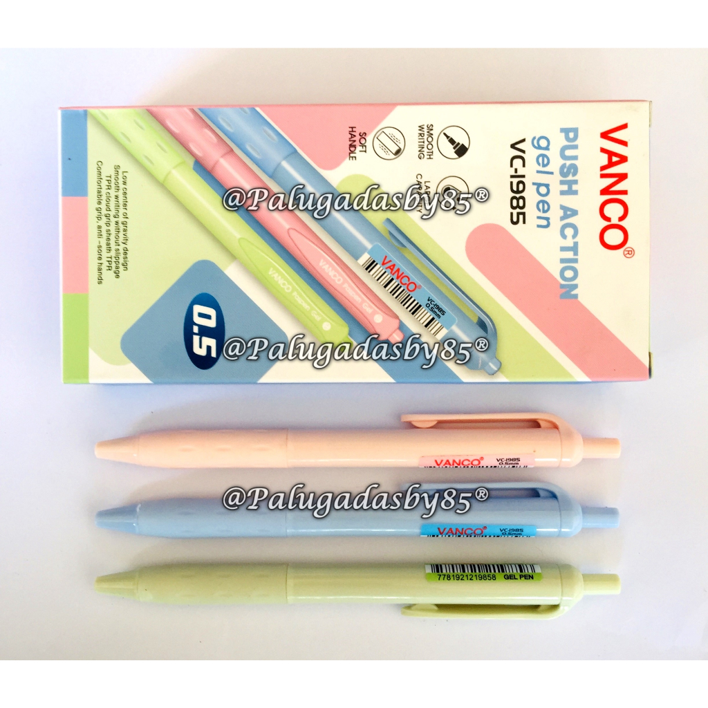 

(1 Biji) Pulpen VANCO VC-1985 Push Action 0.5 mm Gel Pen Hitam / Bolpen VANCO VC-1985 / Gel Pen Vanco VC-1985 Vanco VC1985 VC 1985