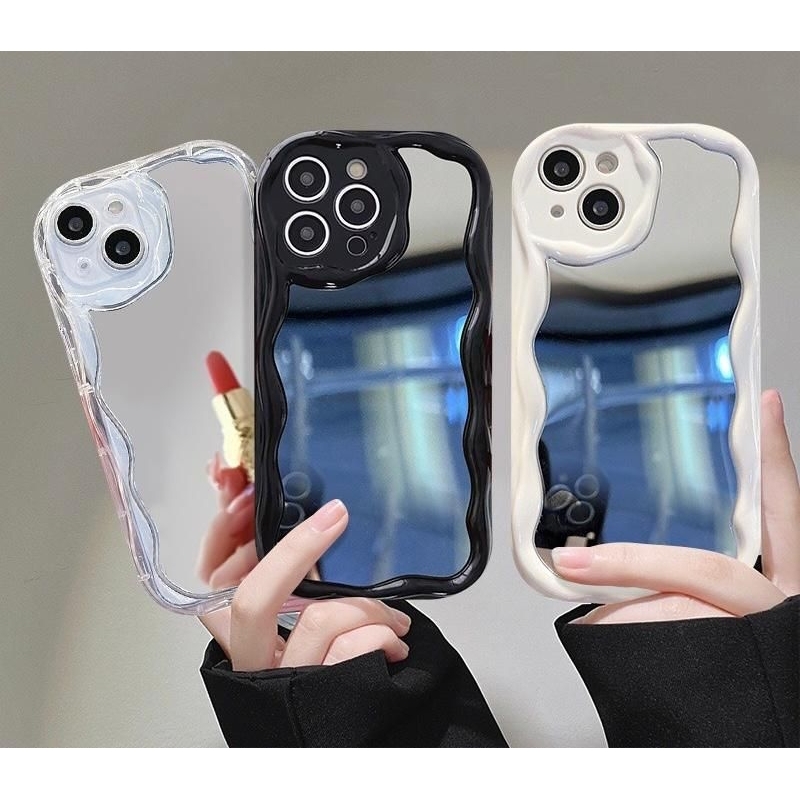 0545 VVV CASE WAVE MIRROR TPU cover for hp SAMSUNG A10S A23 A33 A03S A02S M02S  A05 A05S  A04E A20S 