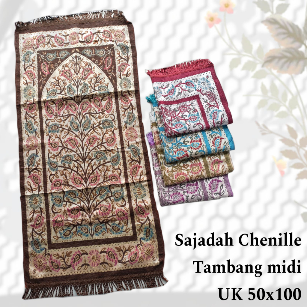sajadah chenille 50x100 original turkey(best seller)