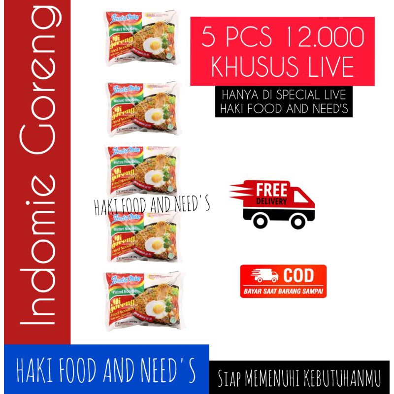 

Indomie Goreng 5pcs/ 5 Bungkus